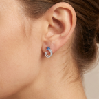 Twinkling Night Sky Studs | Silver Studs for women