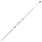 Twinkling Butterfly Pearl Silver Charm Bracelet | Silver Bracelet