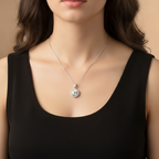 Infinite Love Halo Silver Pendant | 925 Silver Pendant