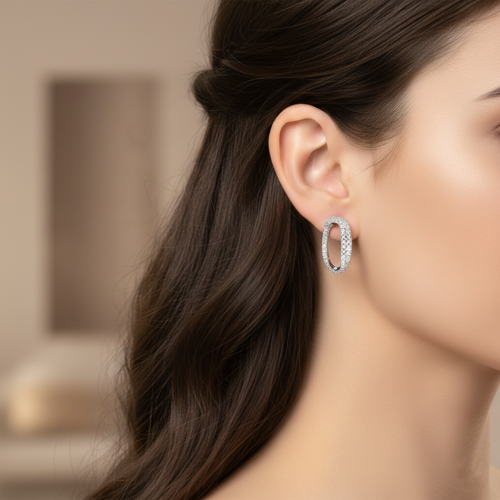 Shining Archway Silver Earrings | 925 Silver Jewellery For Women