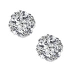 Luxurious Statement Silver Stud Earrings | Sterling Silver Jewellery For Women