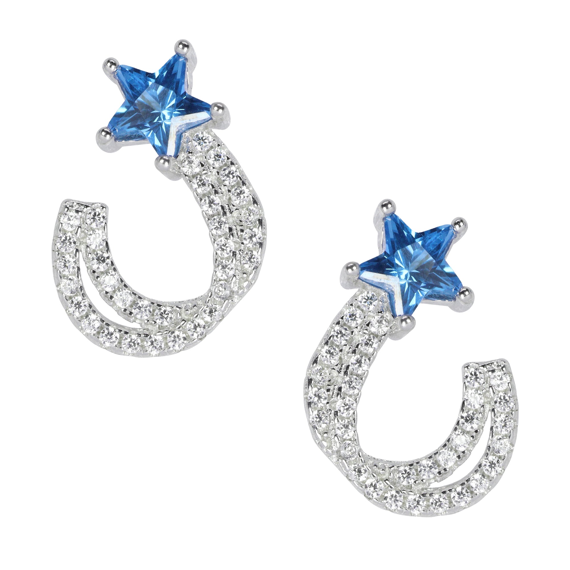 Twinkling Night Sky Studs | Silver Studs for women