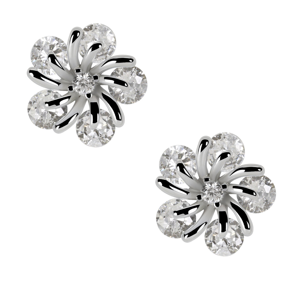 Silver Whisper Flower Earring | Silver Earring for Women