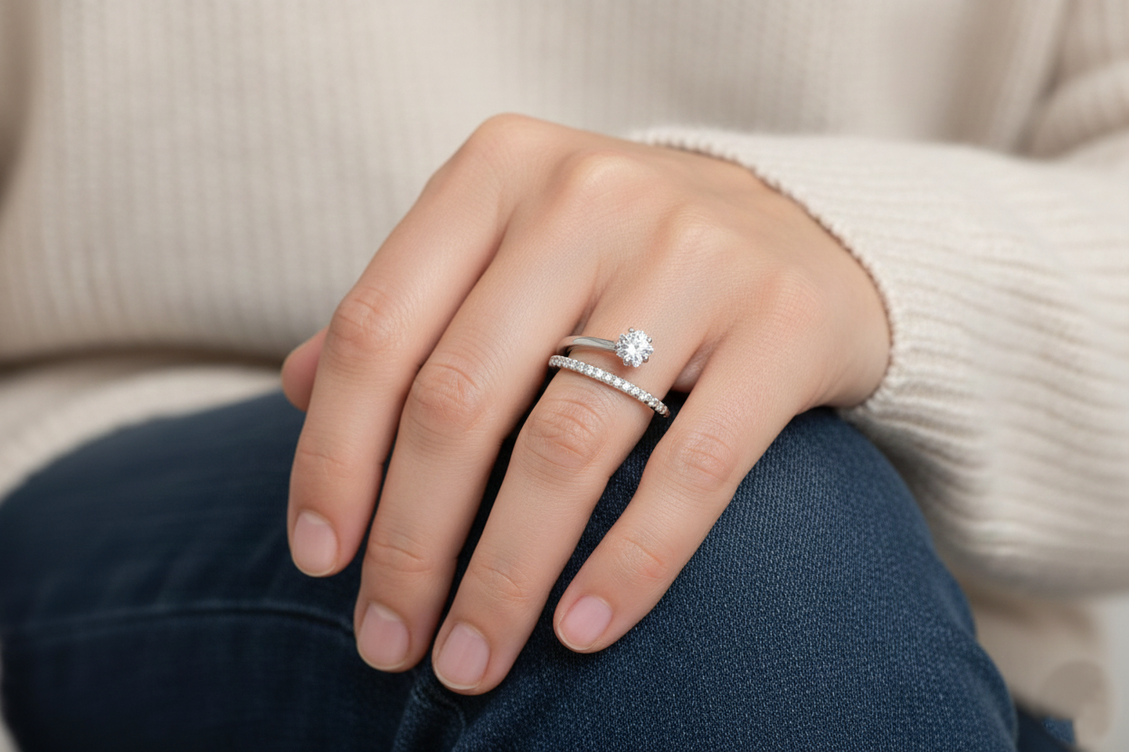 Celestial Dainty Statement Ring