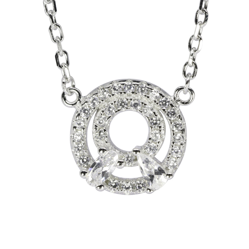 The Forever Connection Pendant | Silver Halo Pendant