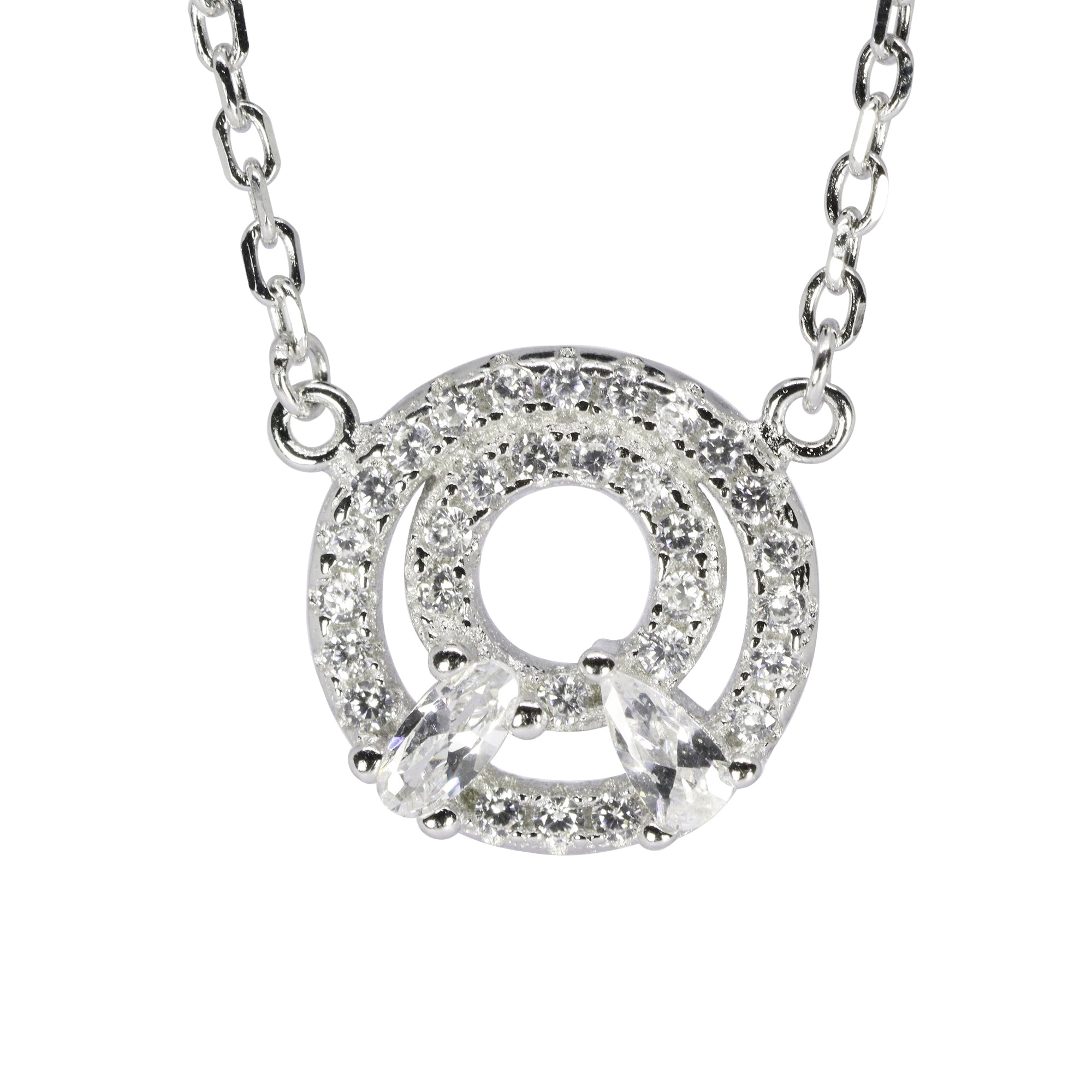 The Forever Connection Pendant | Silver Halo Pendant