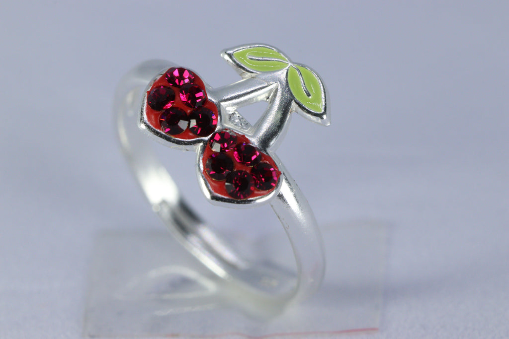Twinkly Tiny Cherry Silver Set