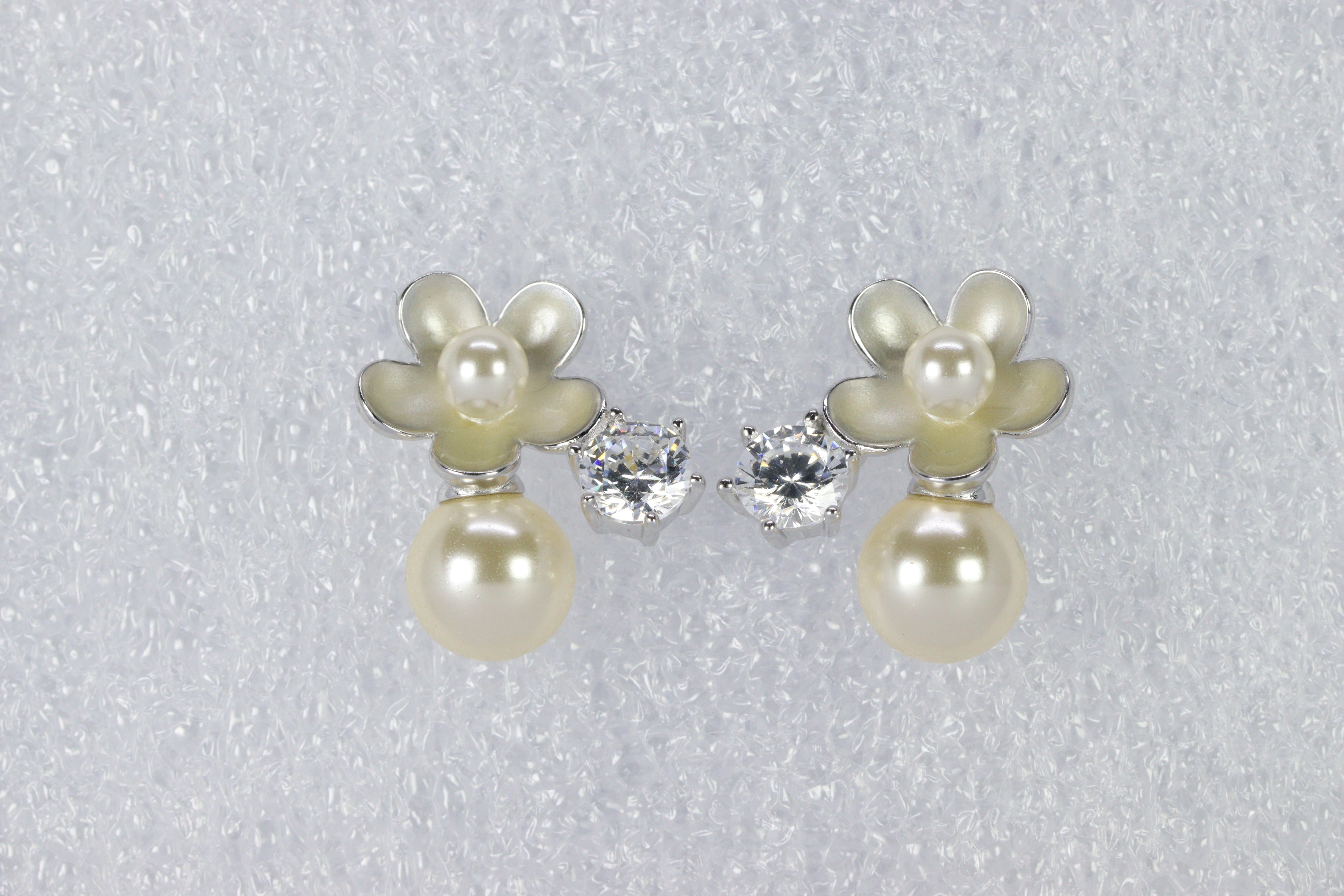 Versatile Pearl & Flower Cluster Studs
