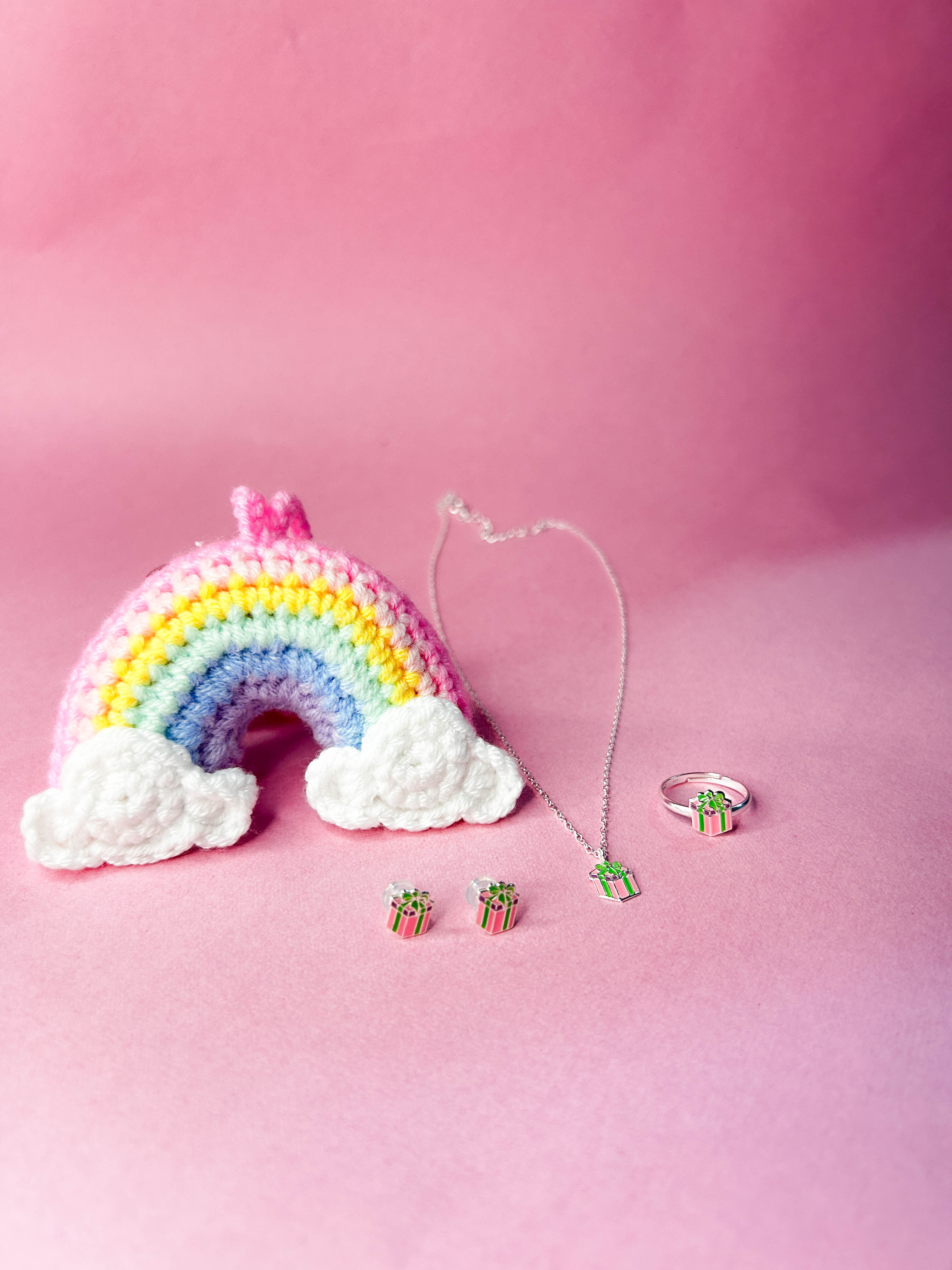 Sweet Tiny Present Kids Silver Set