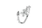 Dainty Sterling Silver Flower Ring