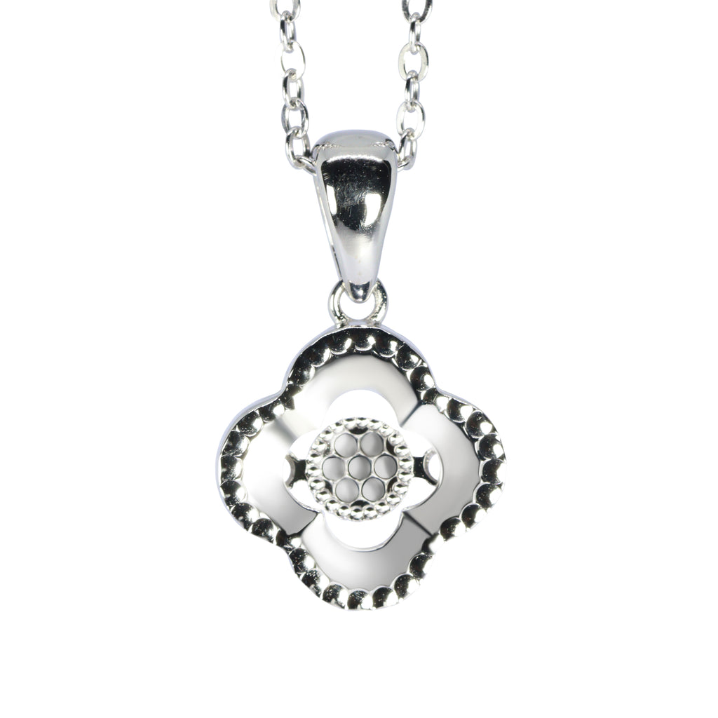 Wish Me Luck Silver Charm | Silver Chain Pendant