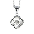 Wish Me Luck Silver Charm | Silver Chain Pendant