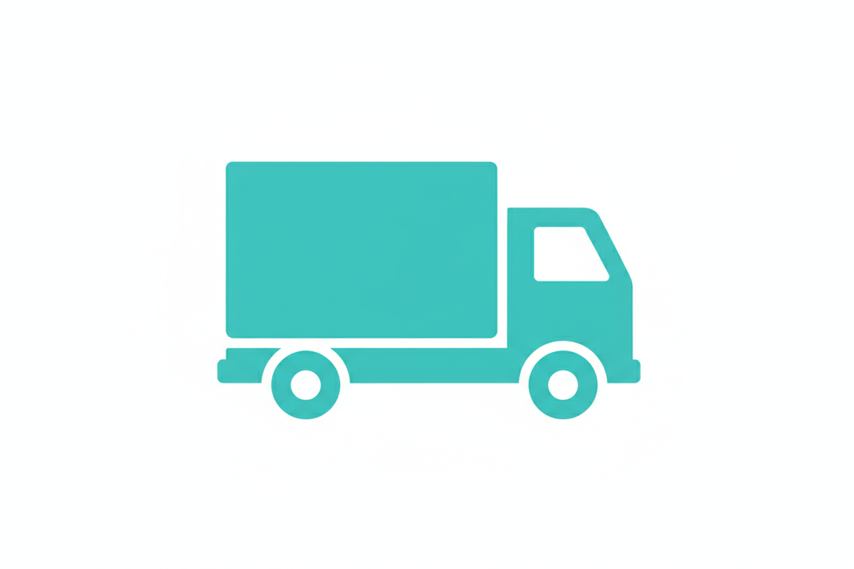 Truck icon with this colour 2EC3C8